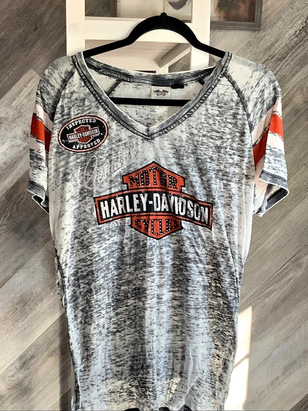 Harley-Davidson Genuine MotorClothes Graphic Short Sleeve Tee Gray XL